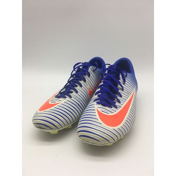 Nike Mercurial Soccer Cleats Womens 7.5 Blue Crimson Victory VII FG - Picture 5 of 9